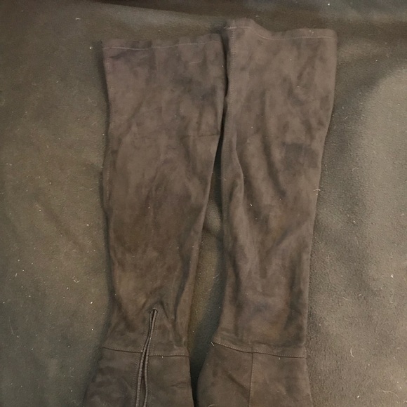 Black Knee High Heeled Boots Call It Spring